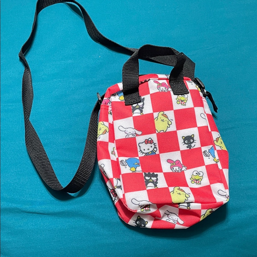 Hello Kitty Checkered bag with Characters
